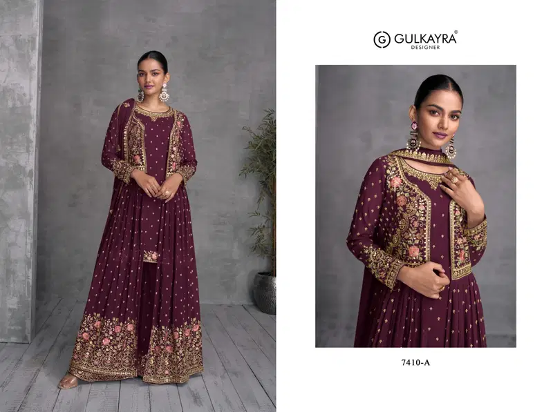 ZOHANA 7410A TO 7410D BY GULKAYRA Heavy Designer Salwar suit